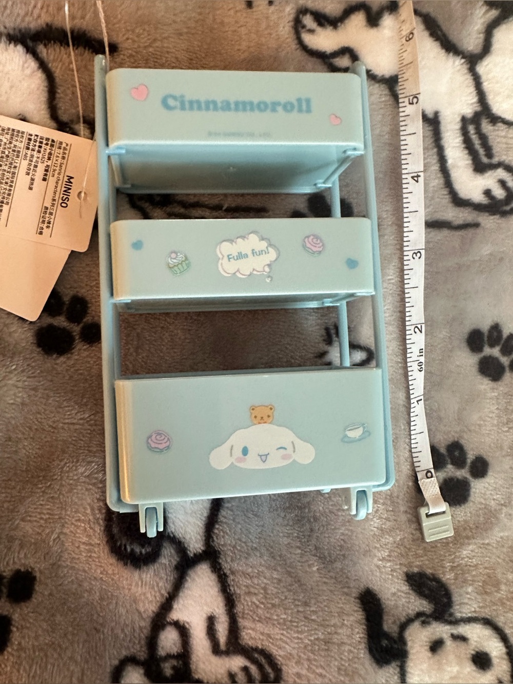 Sanrio Cinnamoroll rolling cart desk organizer - Picture 6 of 6